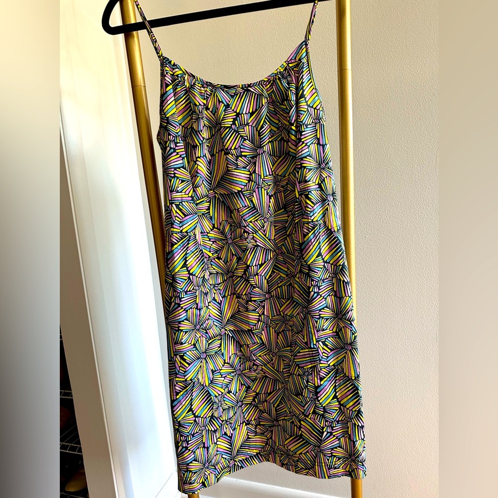 Cotton geometric summer dress